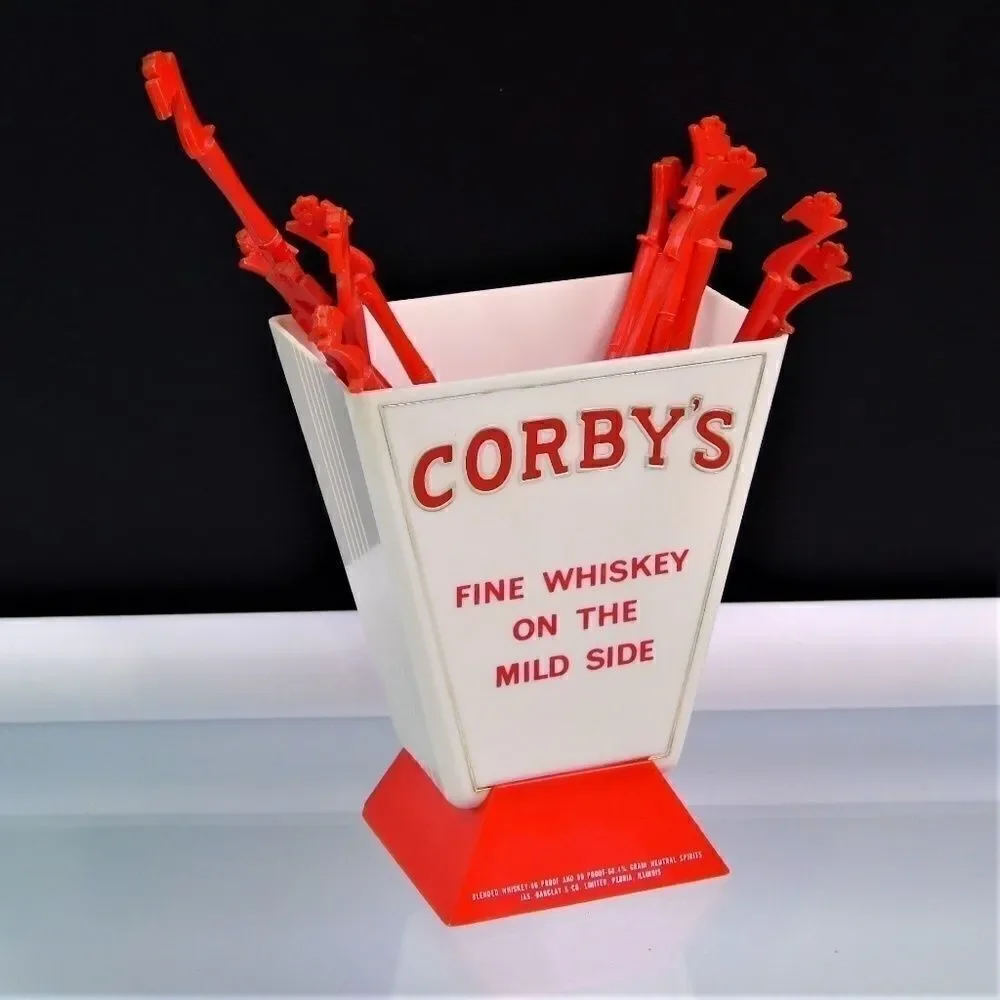 Corbys Whiskey Advertising Bar Display Holder